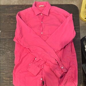 Mason Bright Pink Collared Shirt